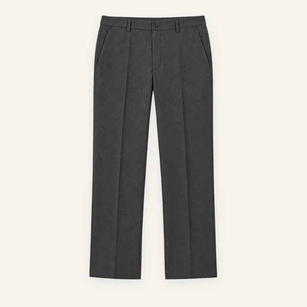 Charcoal tailored trousers